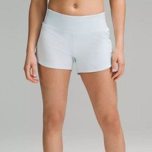 Lululemon Speed Up Lined Short 4", 4, powder blue